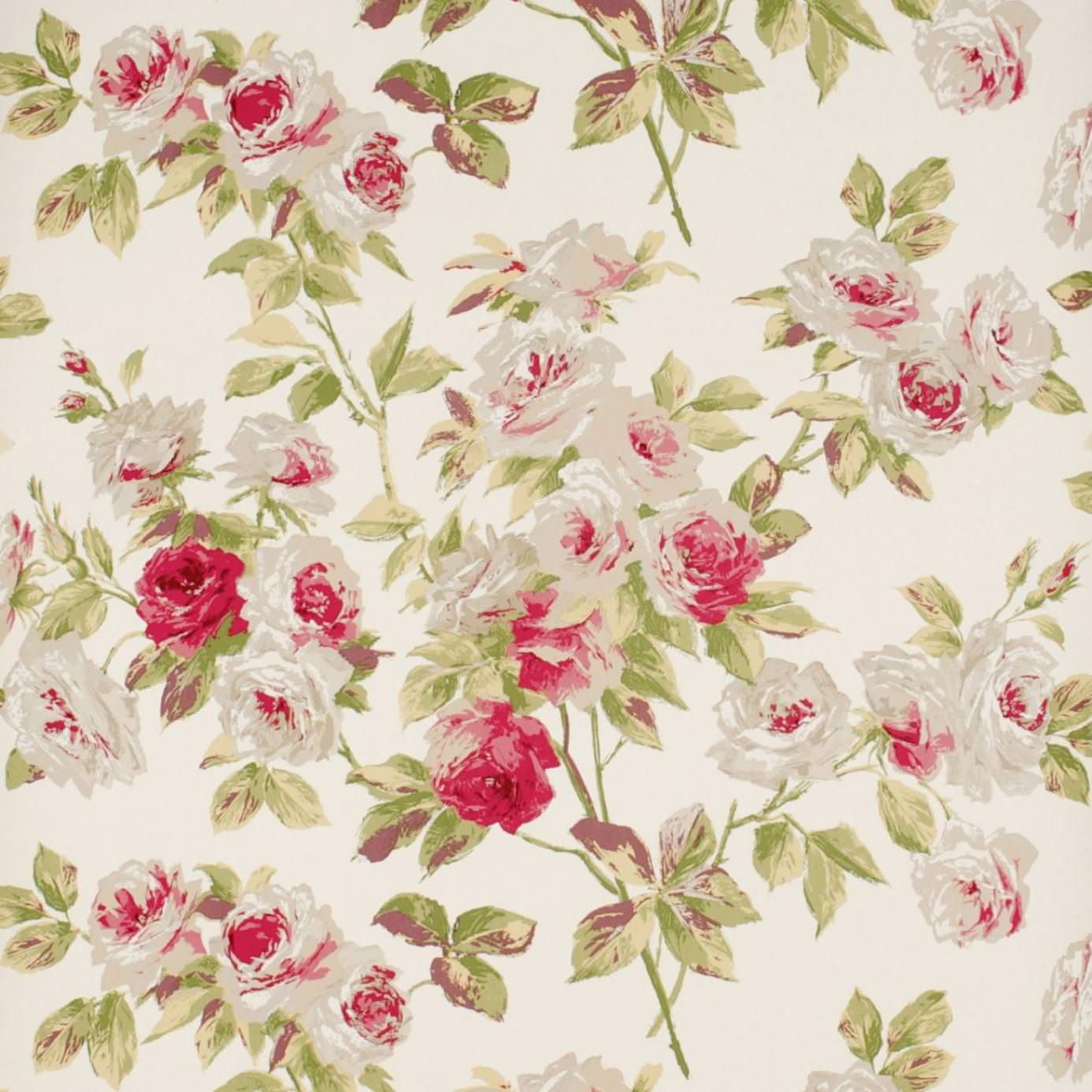 Vintage Floral Background Wallpaper