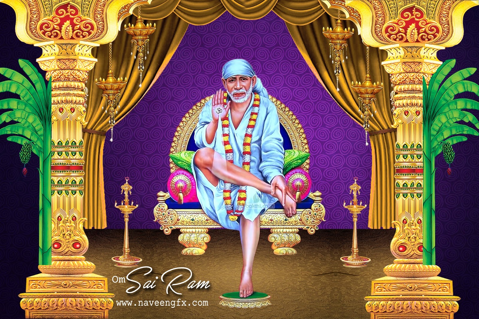 Shirdi Sai Baba HD Image Wallpaper