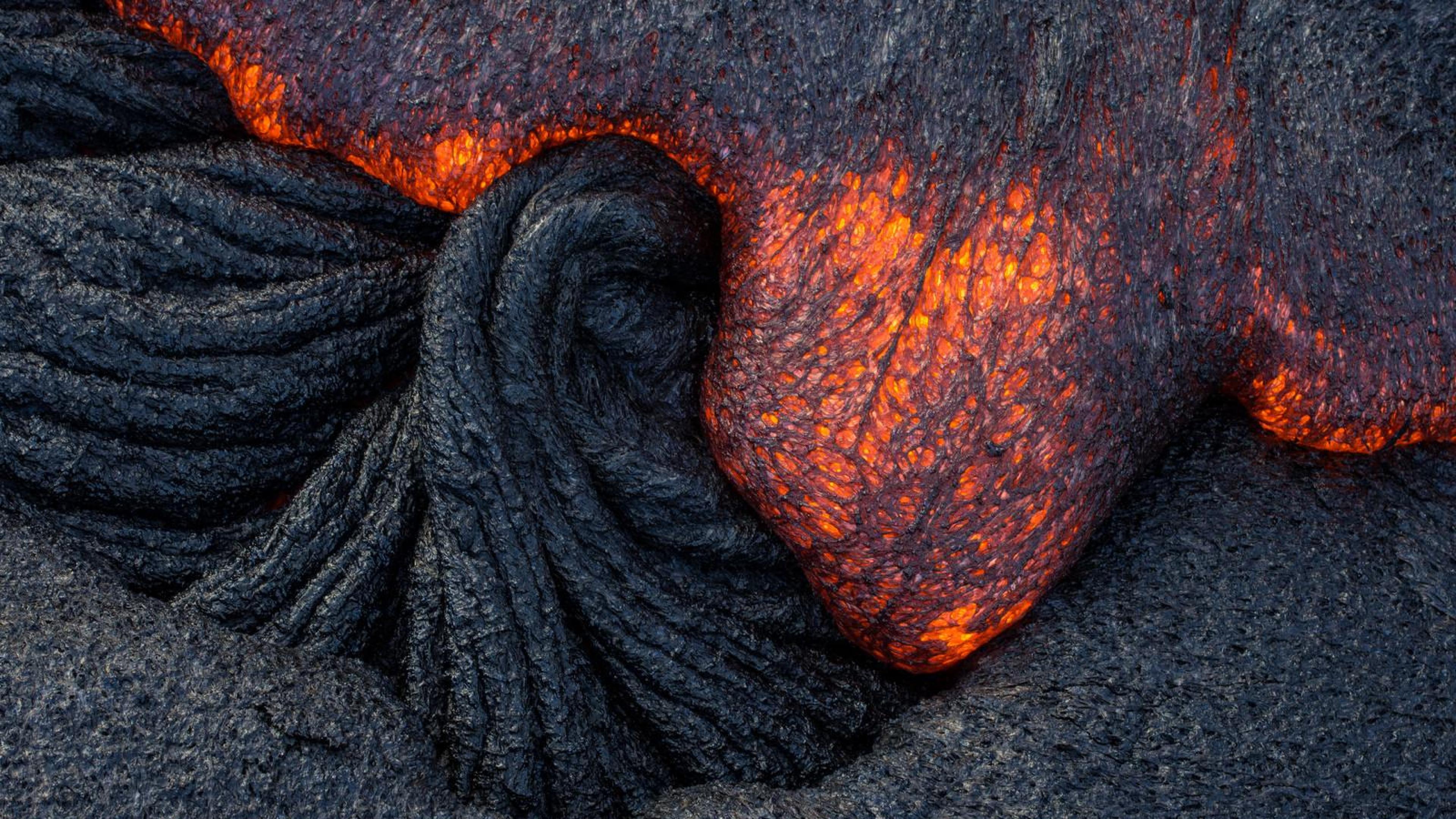 Volcano Lava HD Wallpaper Desktop Background Mobile