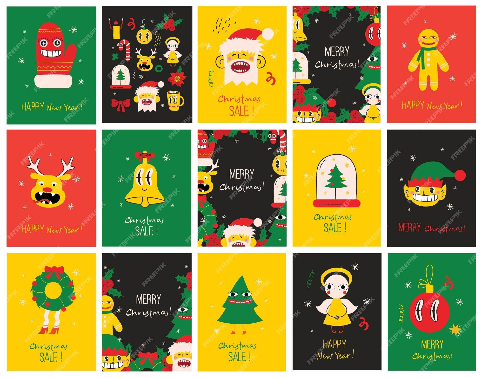  Free Download Premium Vector Cute Cartoon Character And Christmas 