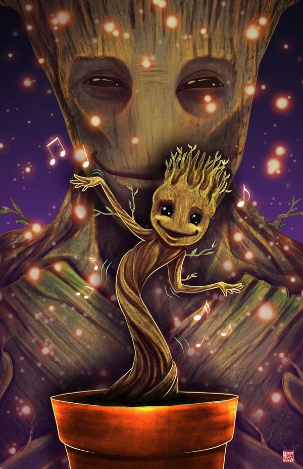 We Are Groot By Tyrinecarver And