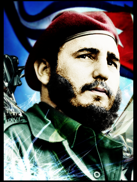 Fidel Castro Ruz Color By Razonylogica