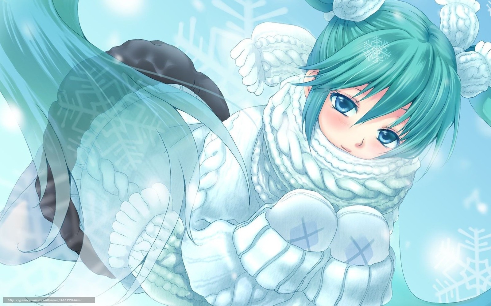 winter anime wallpaper