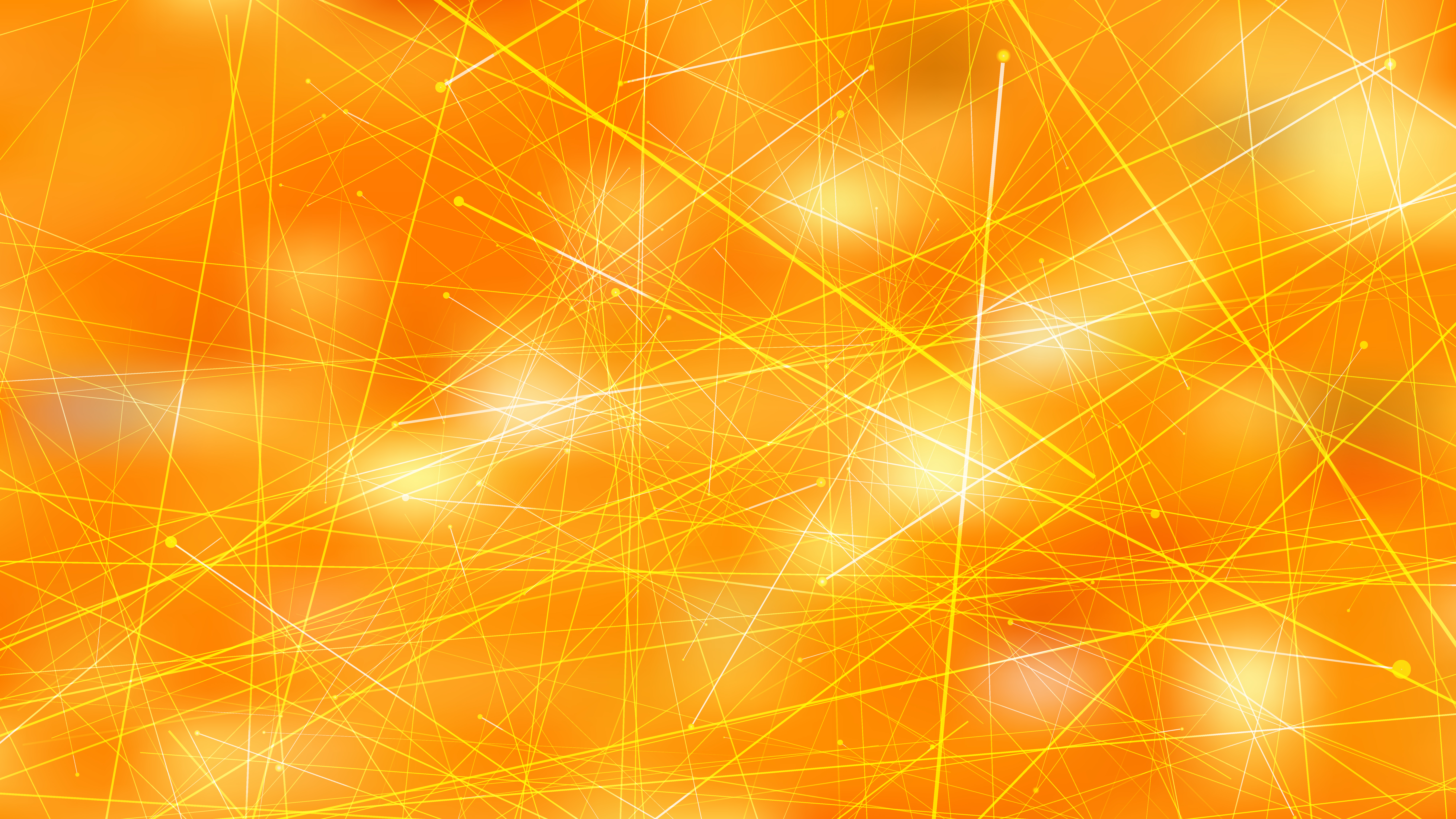 Abstract Asymmetric Random Lines Orange Background Illustration