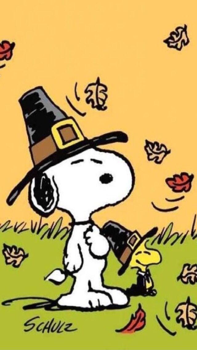 iPhone Wallpaper Thanksgiving Tjn Snoopy