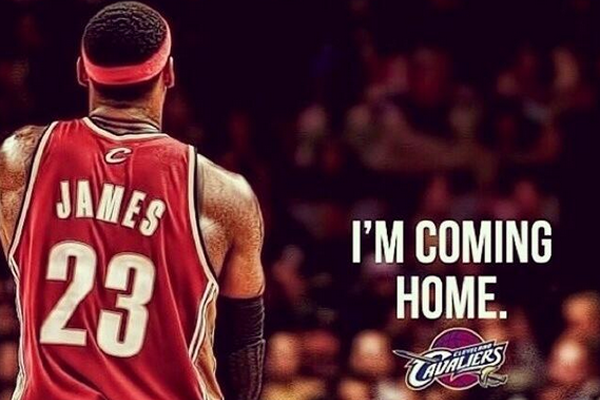 Love It Or Hate Lebron James Leaves The Heat Returns Home
