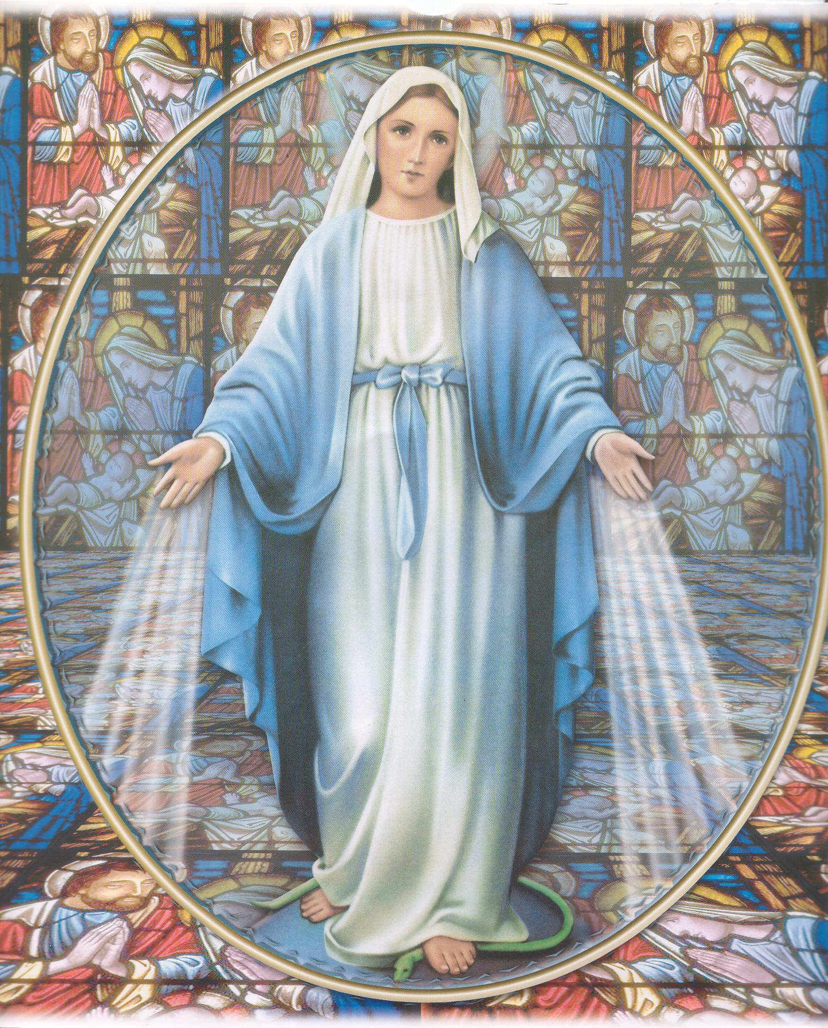 Virgin Mary Pictures Set