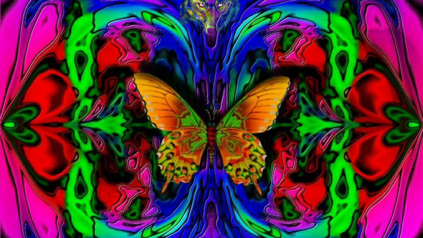 Бабочка психоделика
