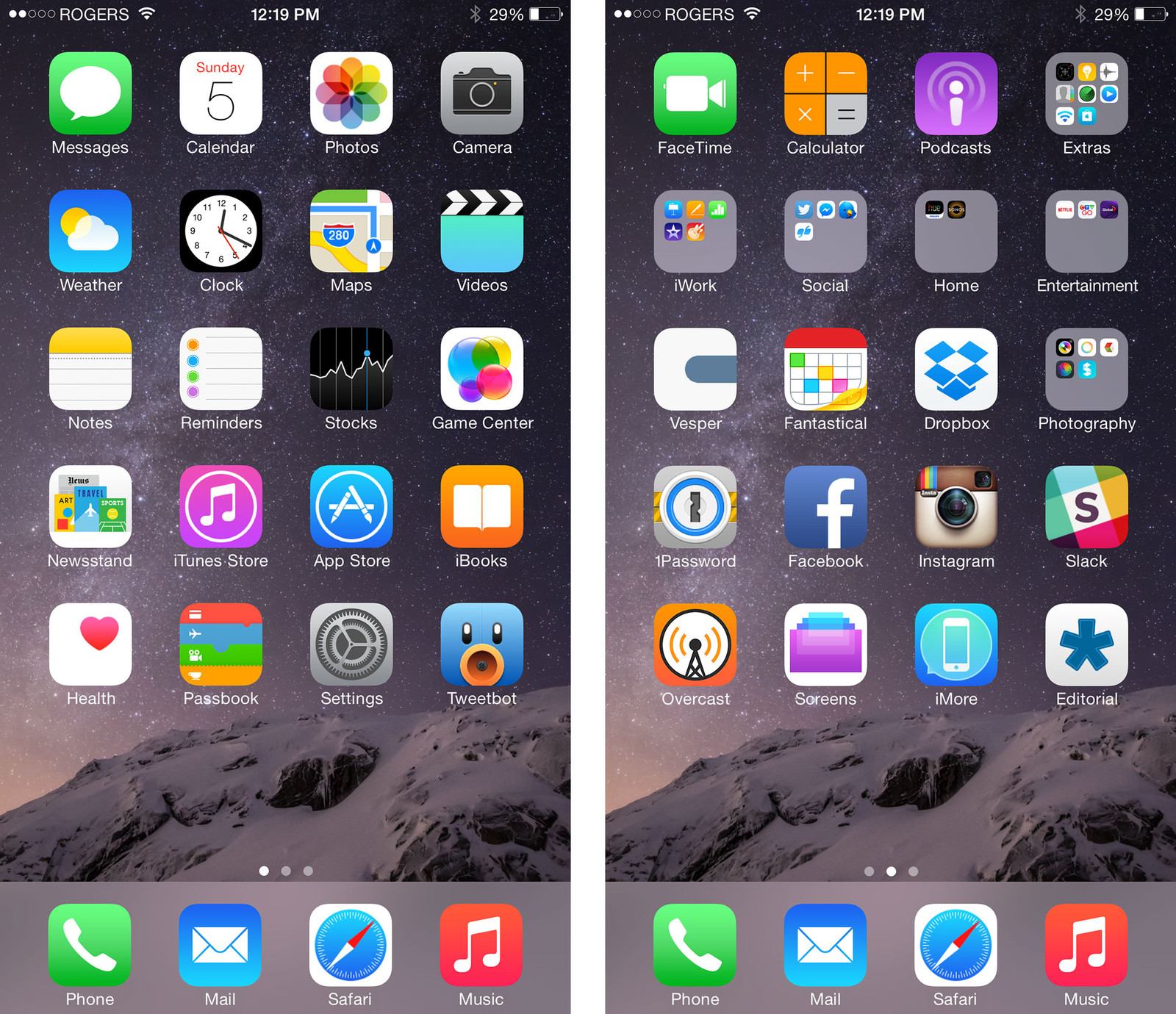 best iphone home screens