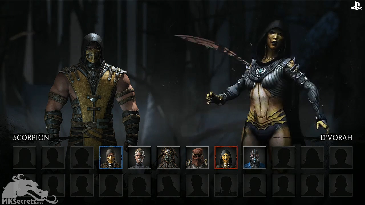Mortal Kombat X E3 Select Screen Scorpion Vs Dvorah