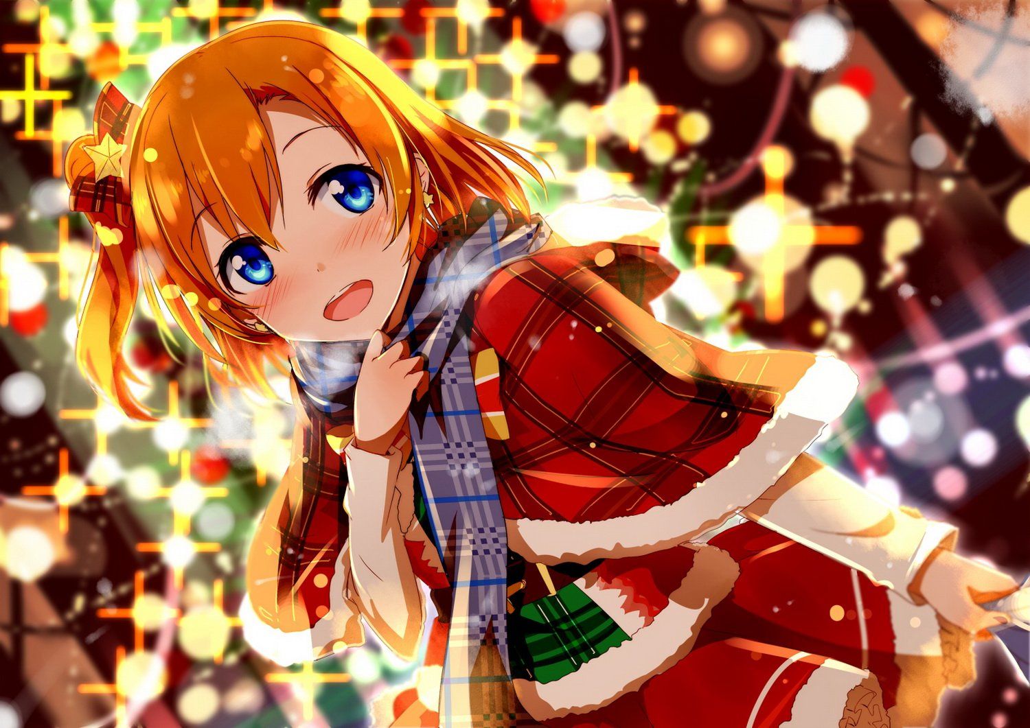 Love Live Honoka Christmas Wallpaper Teahub Io
