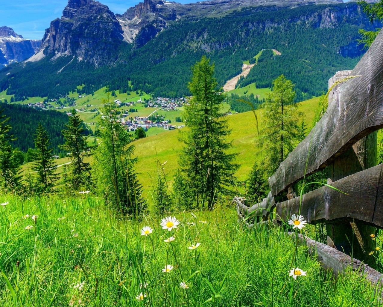 Spring Mountain Landscape Desktop Pc And Mac Wallpaper