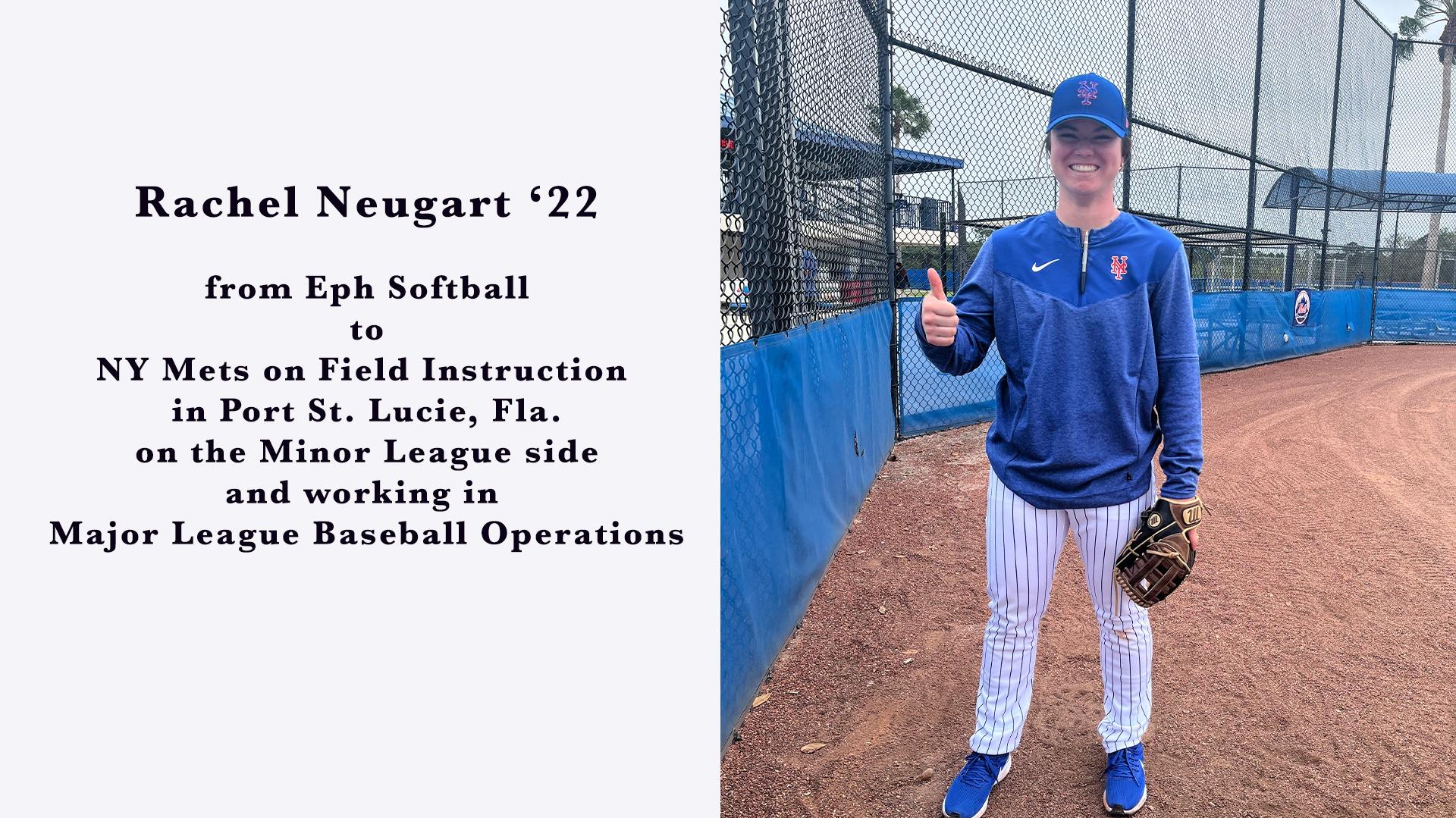 Rachel Neugart From Eph Softball To Working For The Ny Mets On