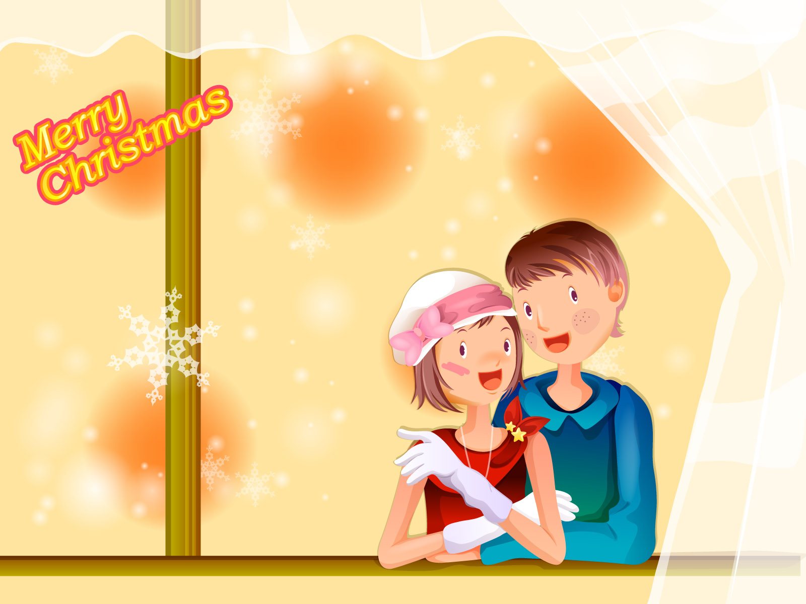 Merry Christmas With Love Wallpaper HD