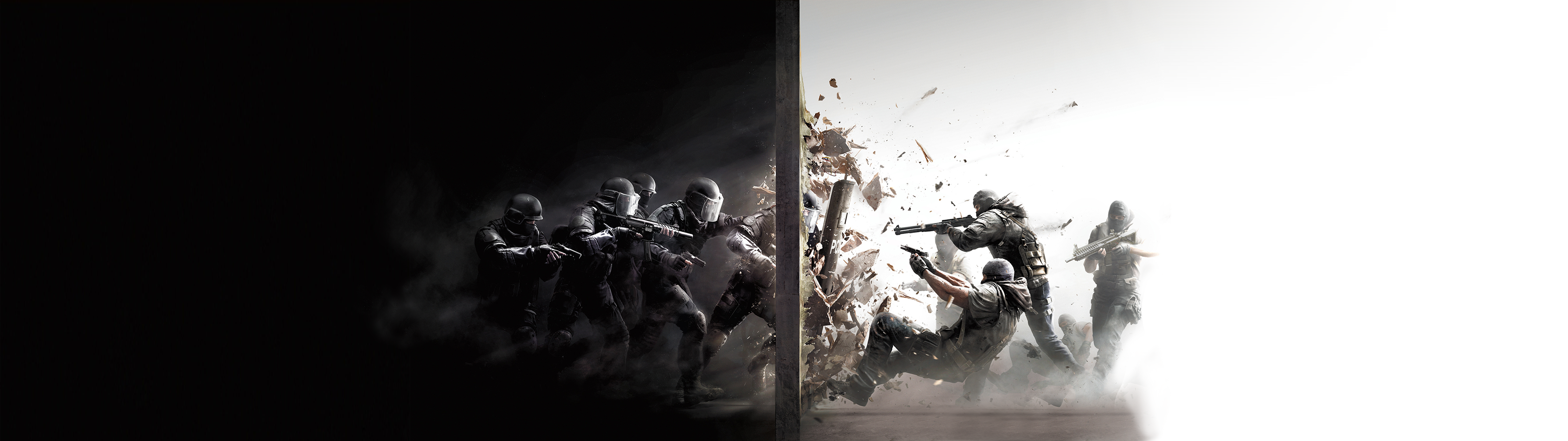 Made A Dual Monitor Wallpaper Out Of The Main R6 Promotional Image