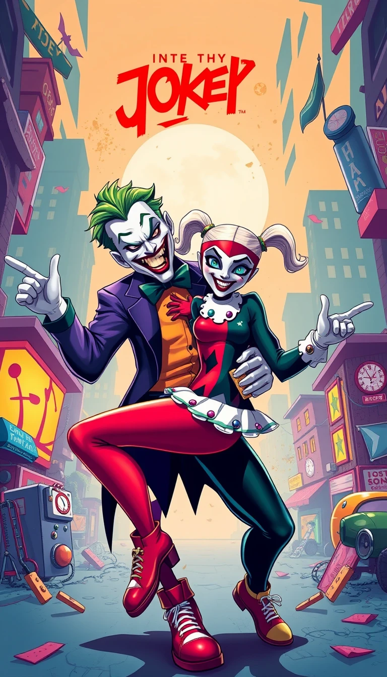 Joker And Harley Phone Wallpaper