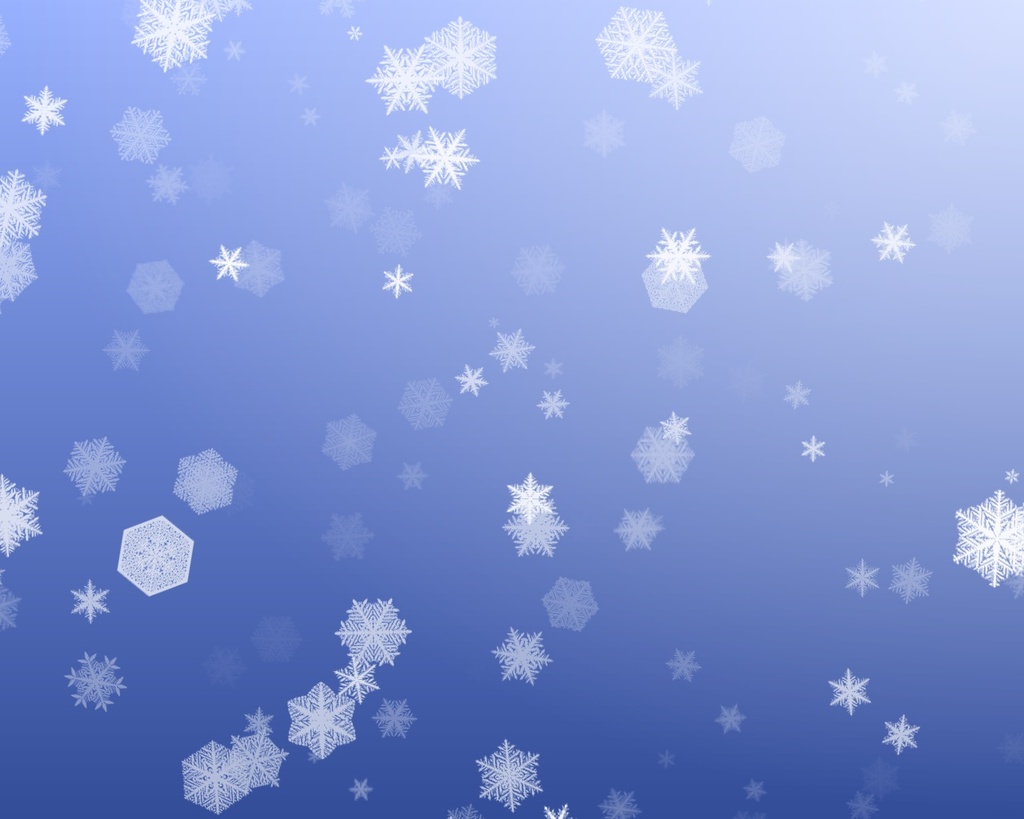 Snowflakes Falling Down Background For Powerpoint Christmas