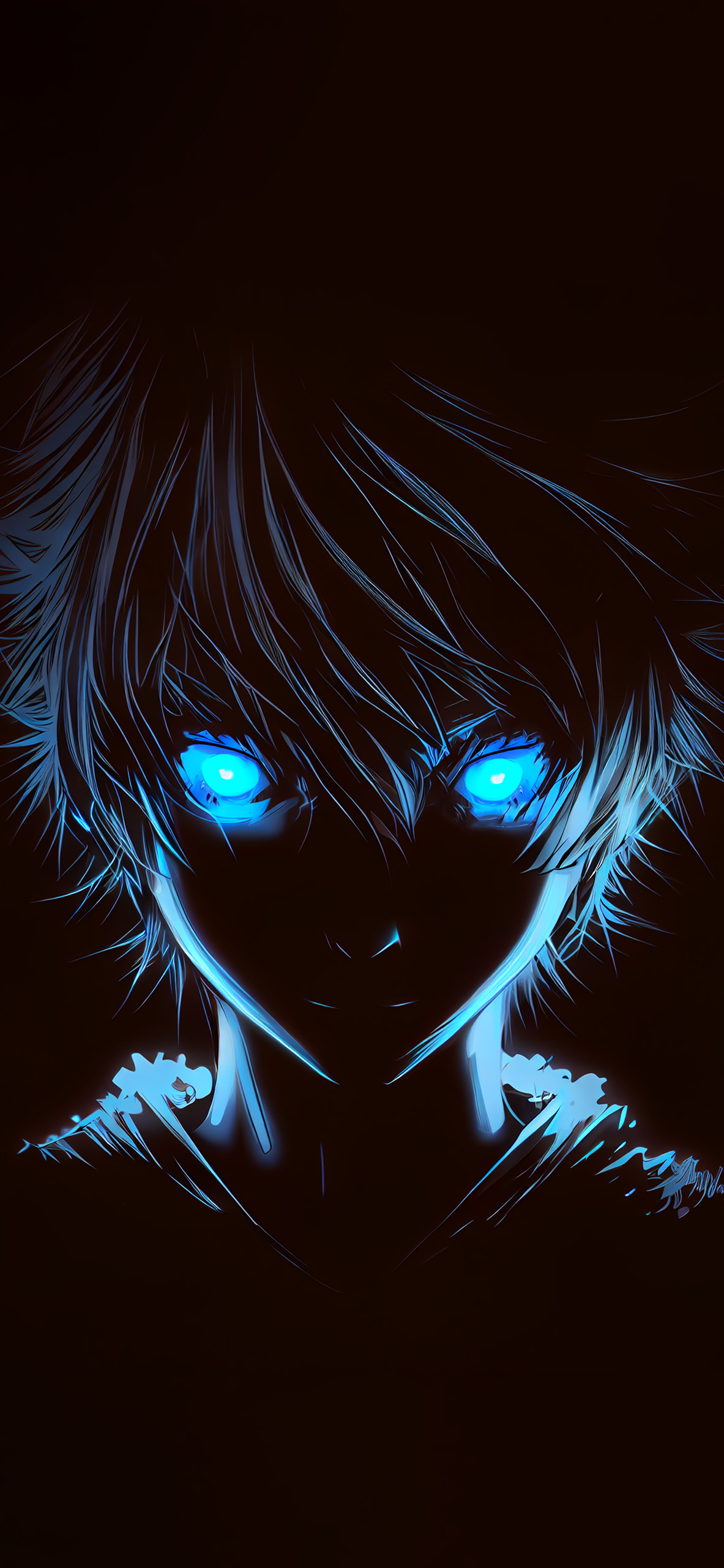 Blue Anime Aesthetic Desktop Wallpaper