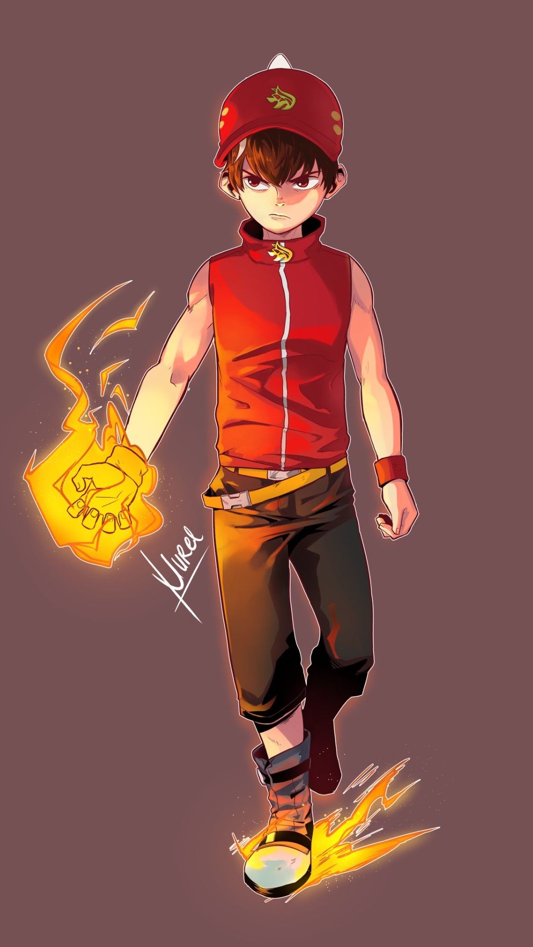 Boboiboy Galaxy Wallpaper Top