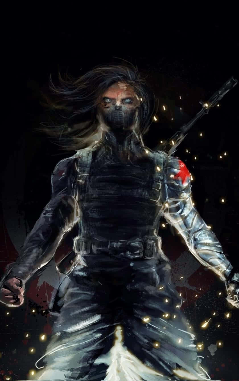Experience The Revolutionary Bucky Barnes iPhone Wallpaper