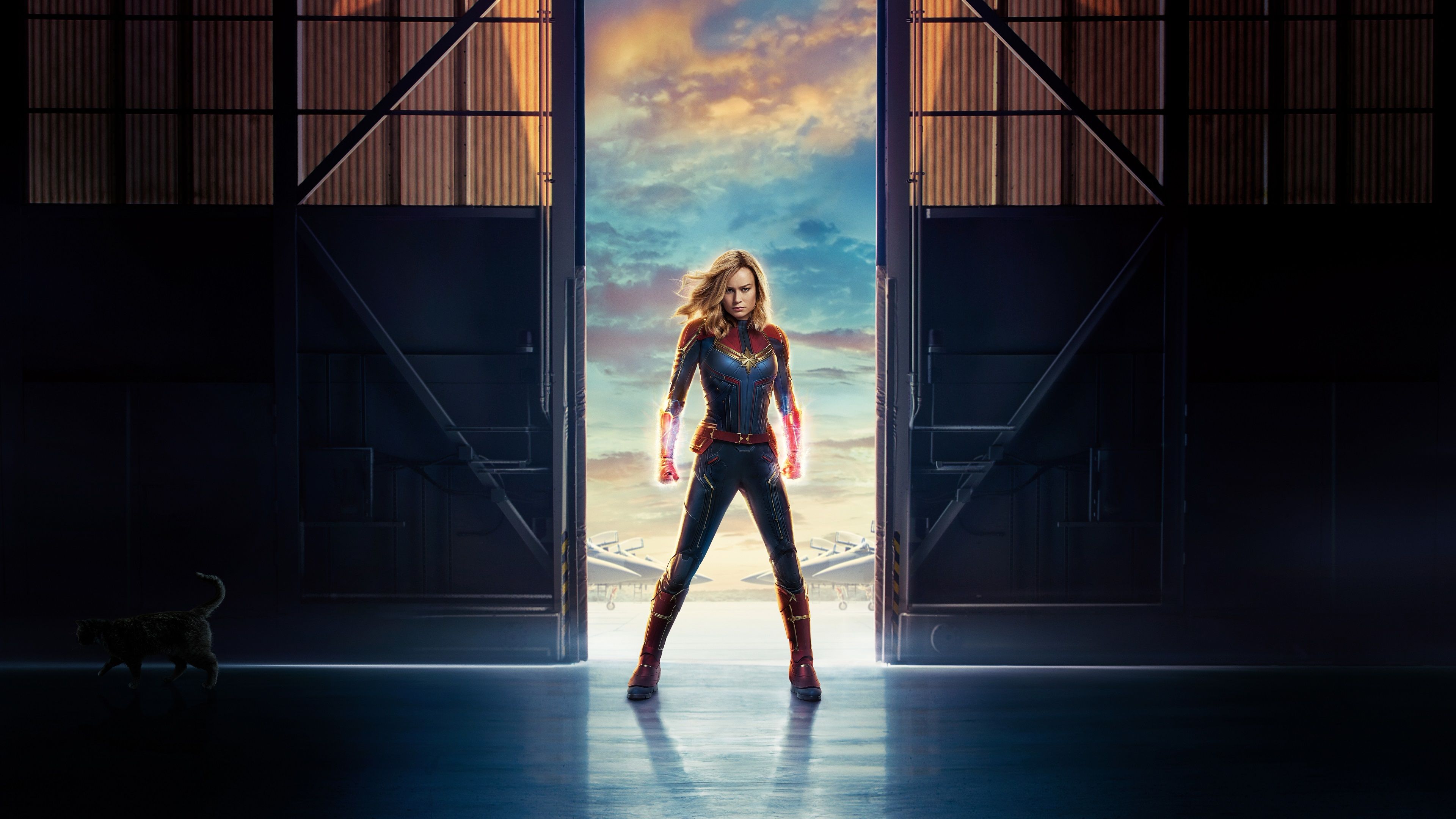 Captain Marvel 4k Wallpaper HD