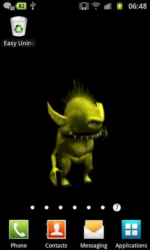 Bigger Animated Goblin Live Wallpaper For Android Screenshot