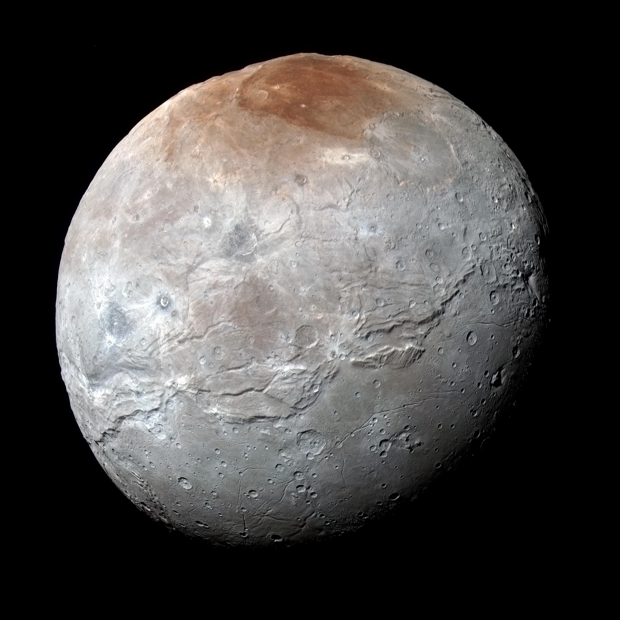 Pluto S Big Moon Charon Reveals A Colorful And Violent History Nasa