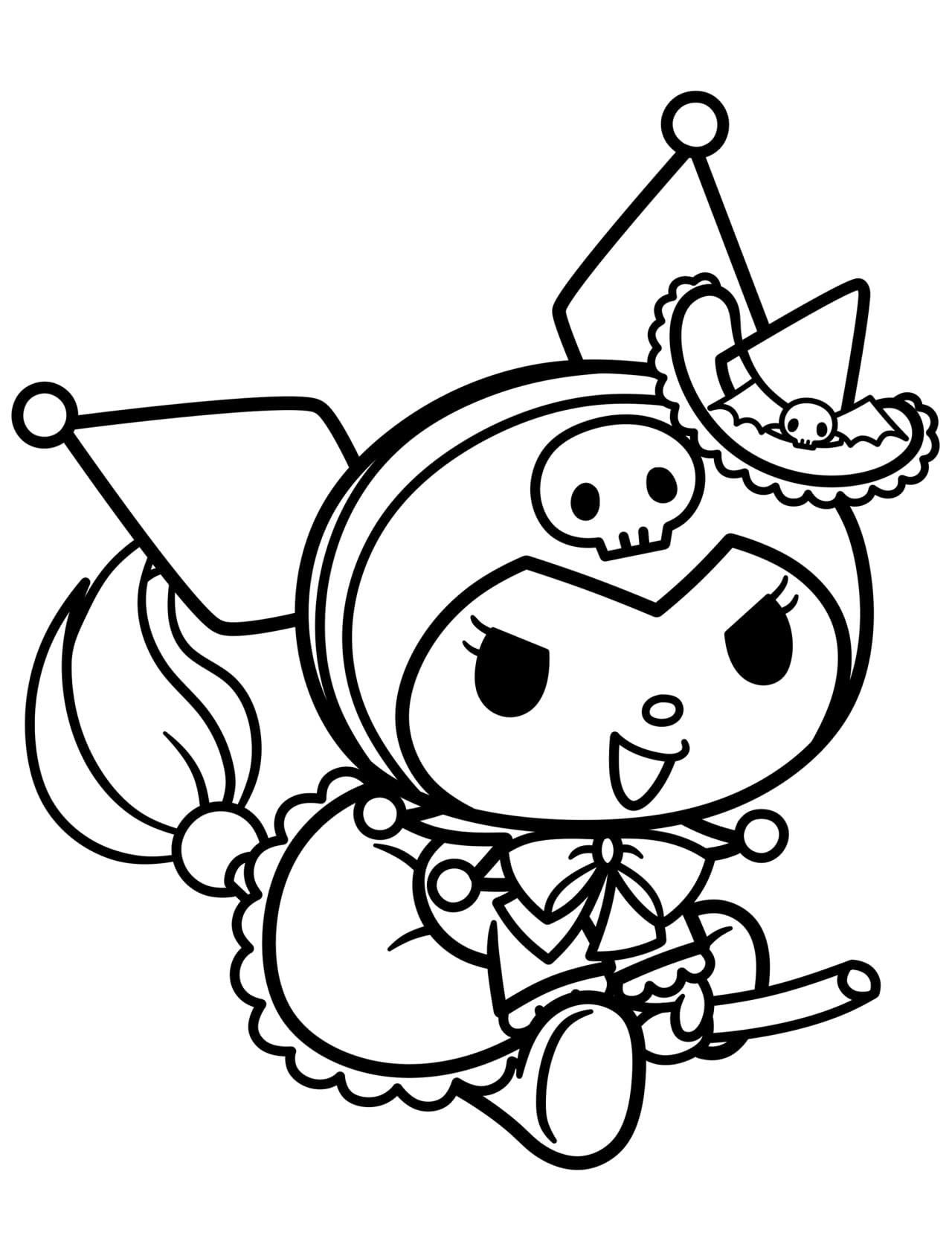 Chibi Coloring S Hello Kitty Colouring Halloween Cool Wallpaper