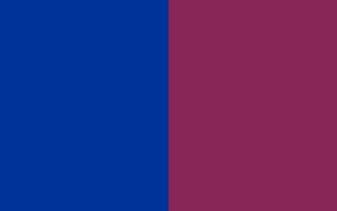 Resolution Dark Powder Blue And Raspberry Solid Two Color