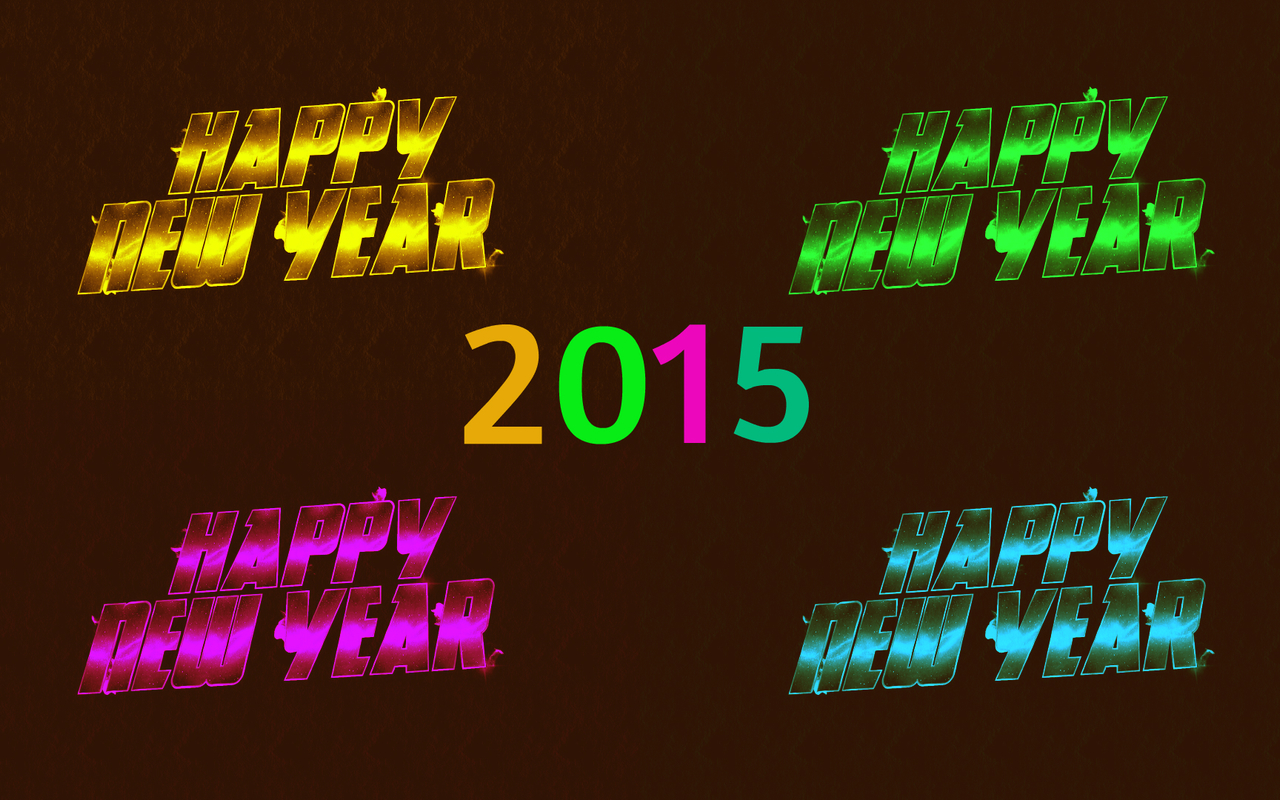 Happy New Year Widescreen Wallpaper