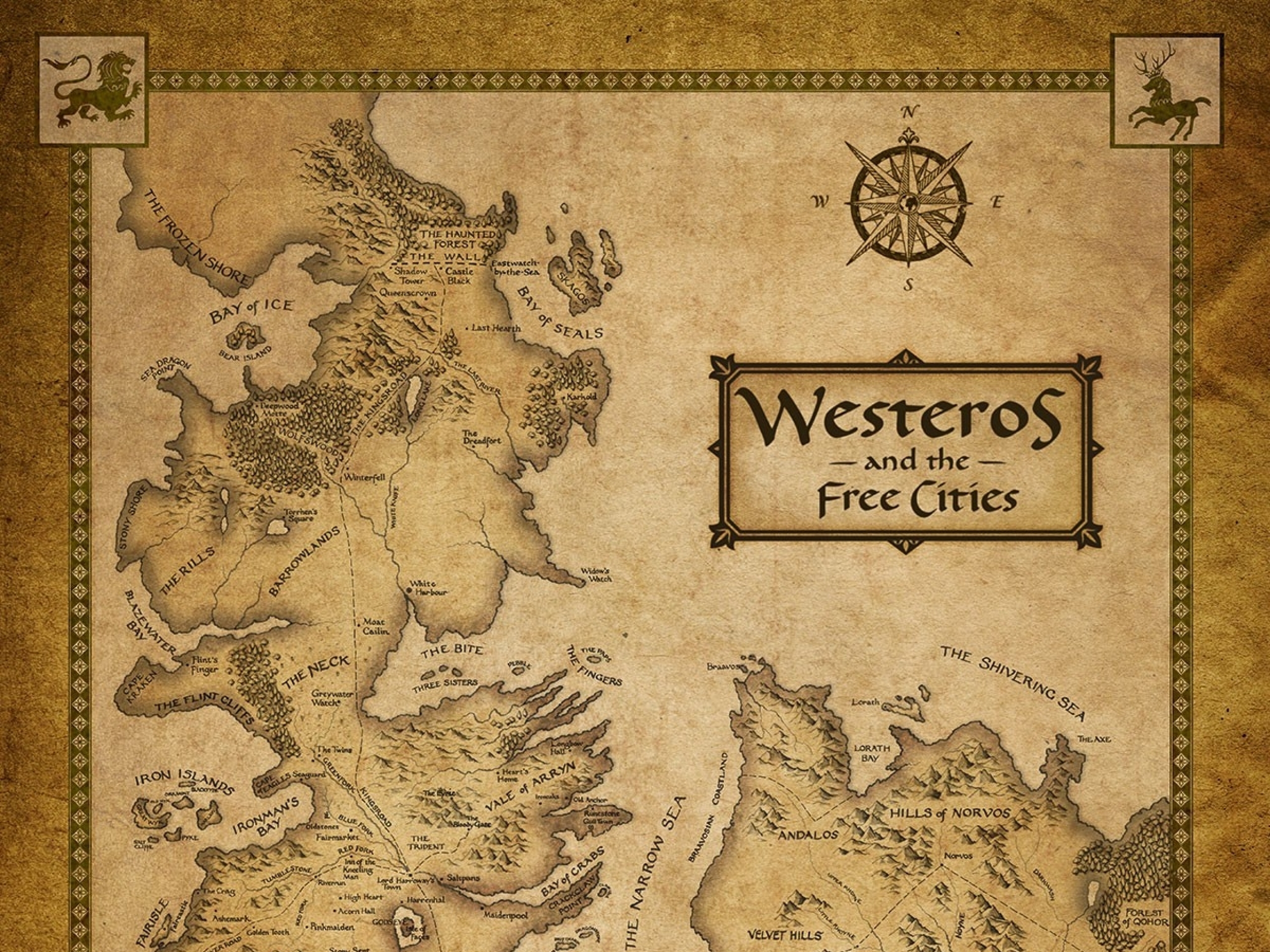 Westeros George R Martin Wallpaper