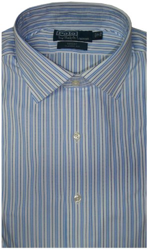 Polo Ralph Lauren Regent Long Sleeve Button Up Shirt White Striped