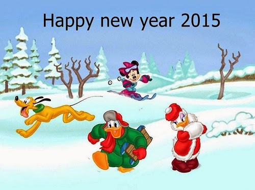Funny Happy New Year Image Wishes Greetings Cartoon Image
