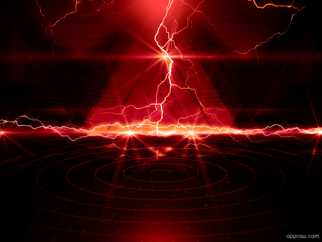 Red Lightning Wallpaper HD Teahub Io
