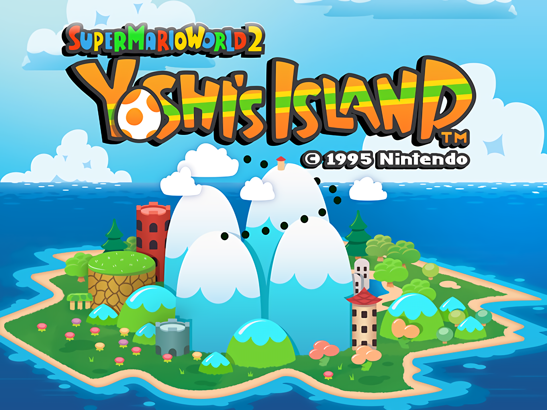 Video Game Super Mario World Yoshi S Island Wallpaper