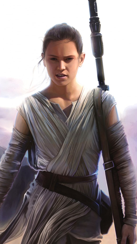 Star Wars The Force Awakens Rey iPhone Wallpaper HD 6s And