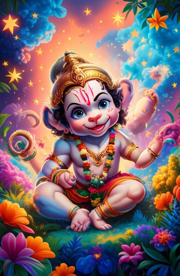 Baby Hanuman Wallpaper