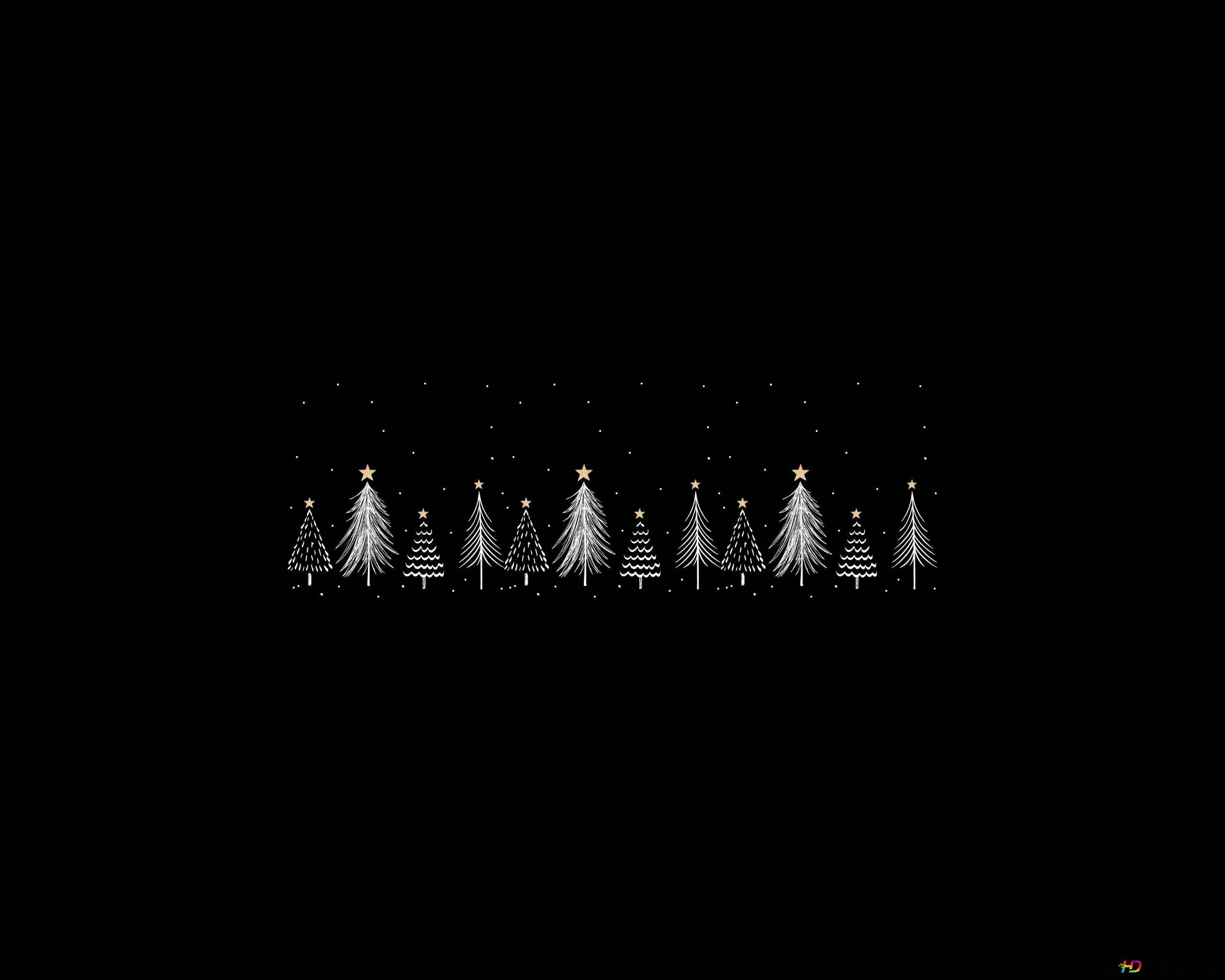 Black Christmas Wallpaper