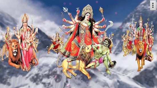 4d Maa Durga Live Wallpaper Android Apps On Google Play