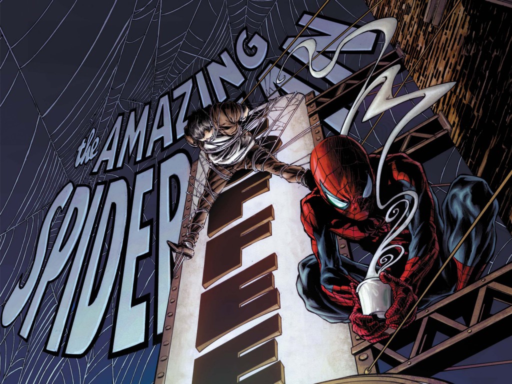 Amazing Spiderman Cute Cartoon Wallpaper