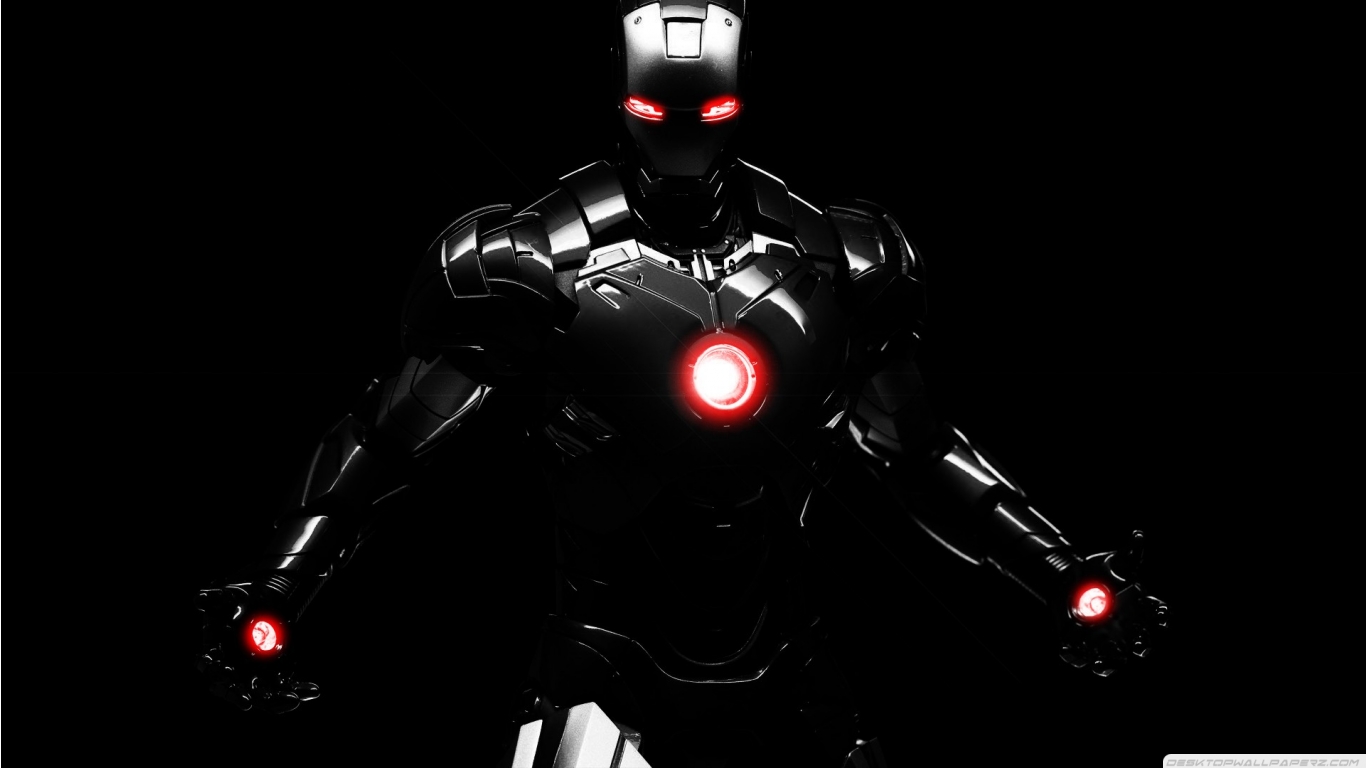 Iron Man Marvel Ics Black Background HD Wallpaper