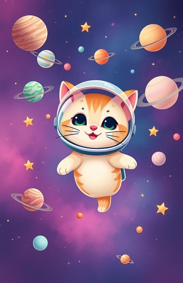 Space Cat Wallpaper