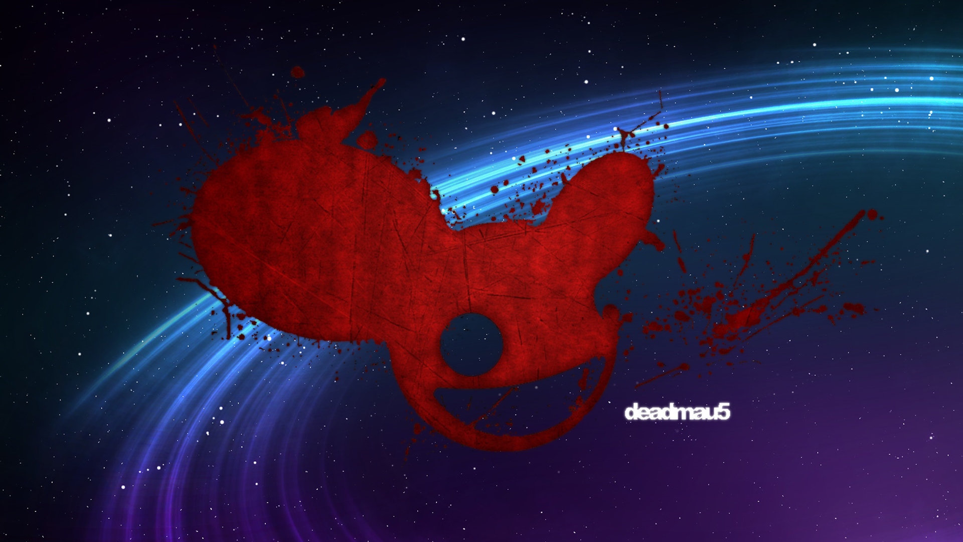 Wallpaper Deadmau5 Space Stars Mouse Name Full HD 1080p