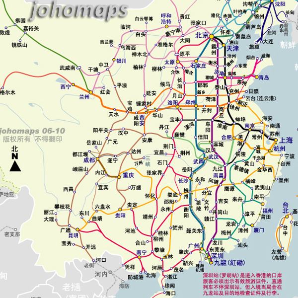 China Rail Map Mobile Wallpaper Johomaps