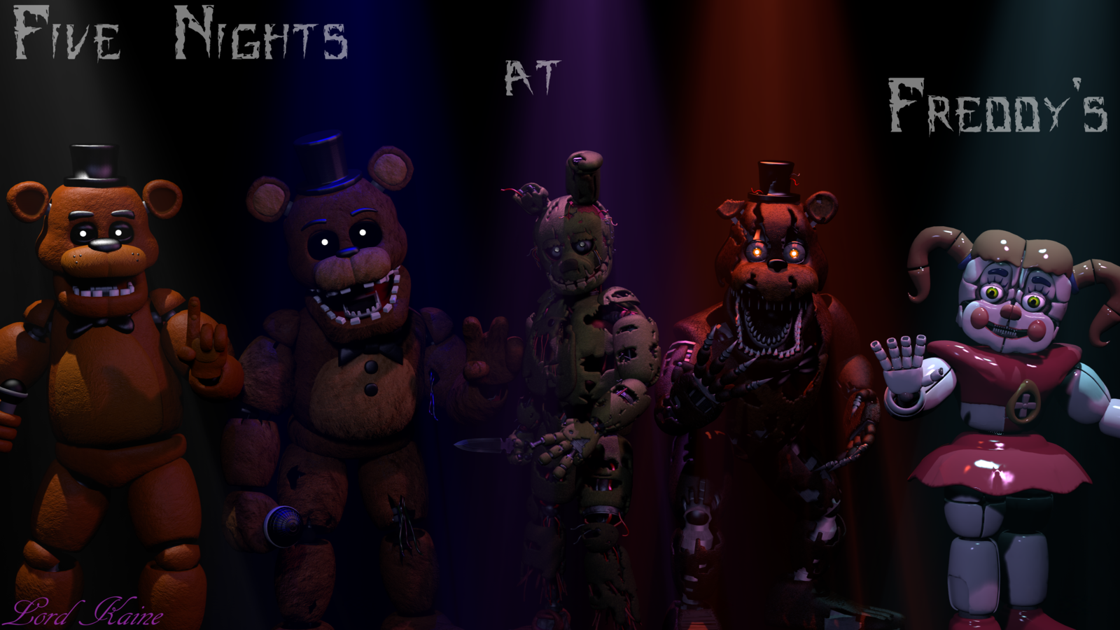 Five Nights At Freddy S Wallpaper By Lord Kaine