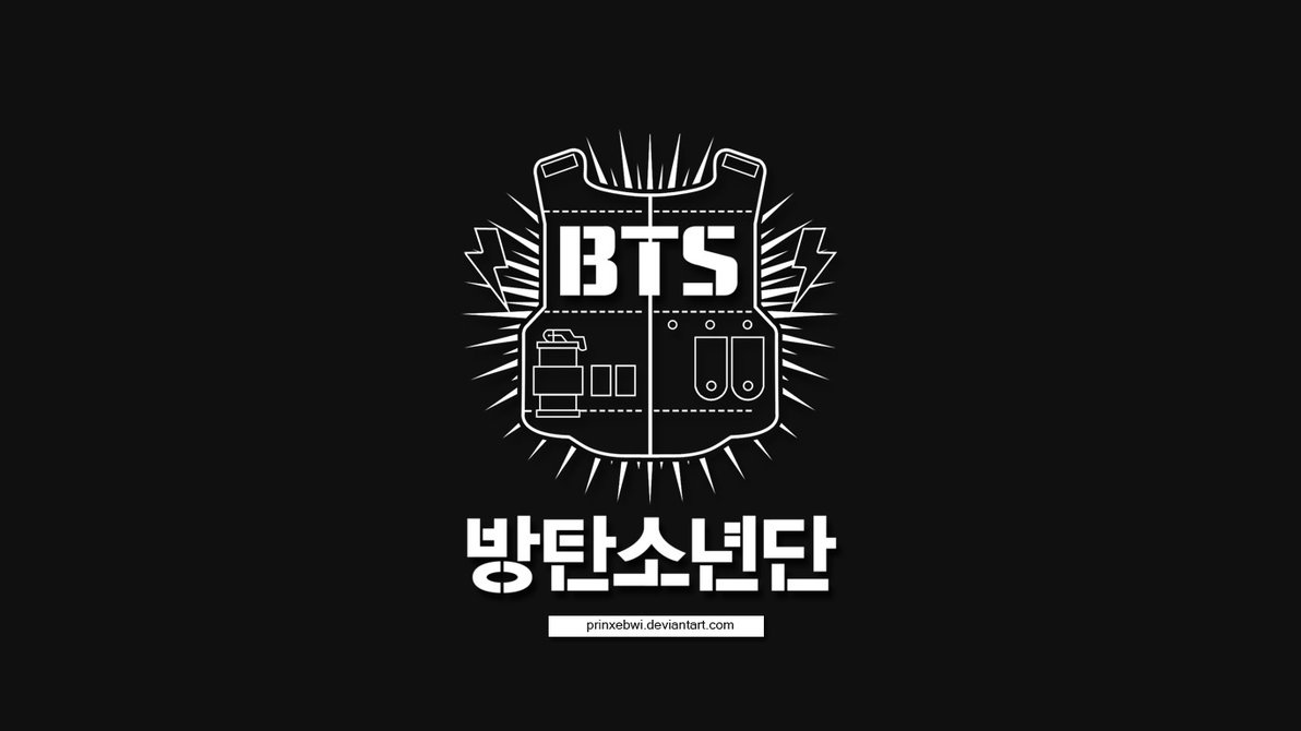 BTS Logo Wallpaper  Download to your mobile from PHONEKY