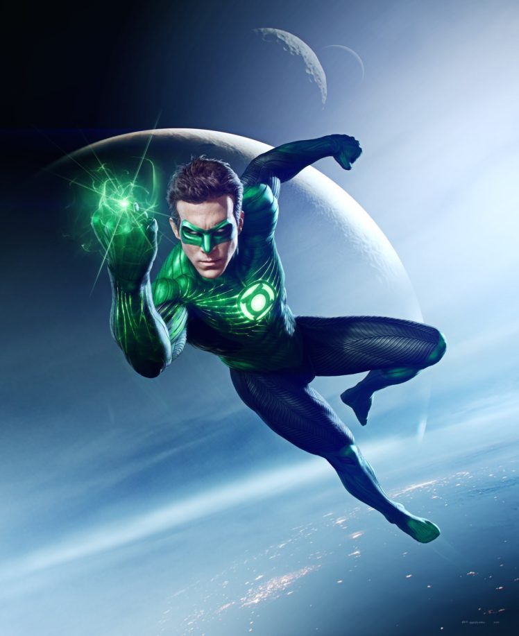 Green Lantern 3d Superhero Mask Costumes Flying Pla HD