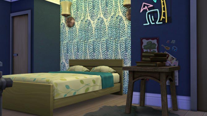 The Sims Custom Wallpaper Wall