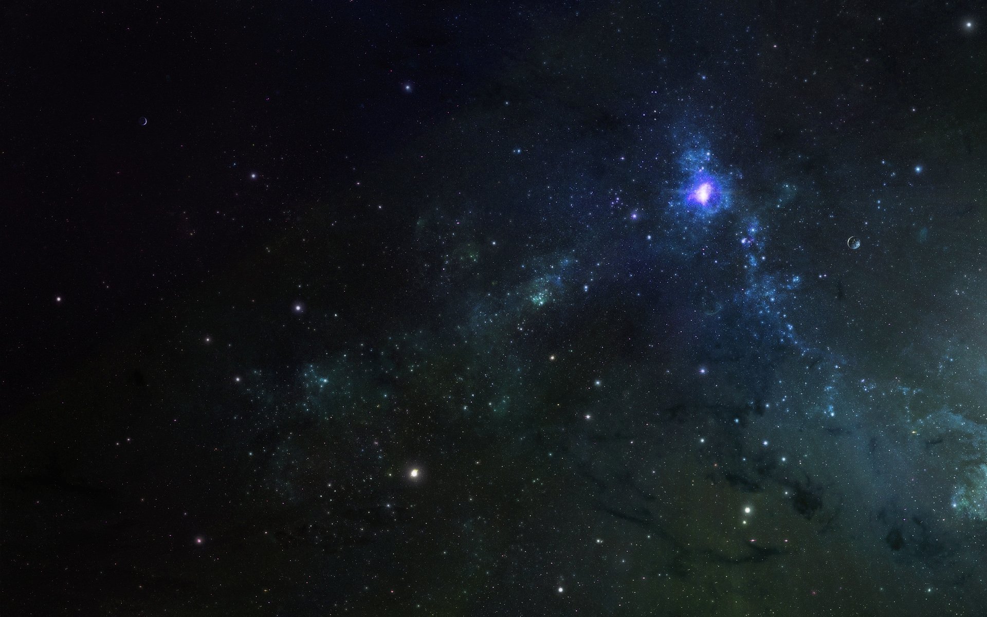 Stars In Space Background 1920x1200