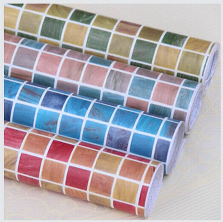 New Design Pvc Wallpaper Mosaic Furniture Stickers
